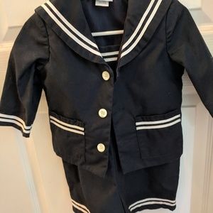 Navy sailor outfit baby boy